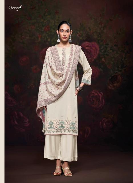 Ganga iktara dress material designs in pune city wholesale shop